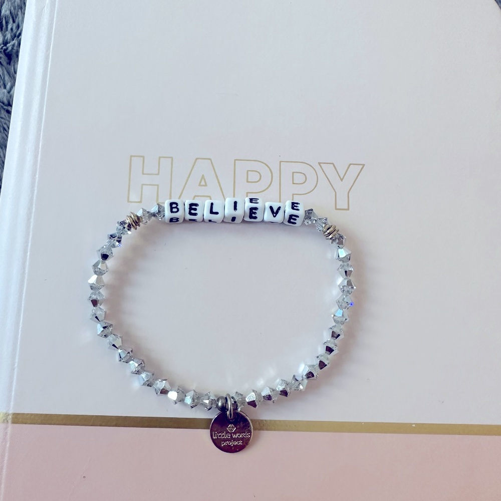 Little Words Project Iridescent Beaded Bracelet